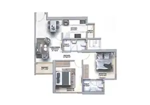 3 BHK at Runwal Meadows in Kanjurmarg